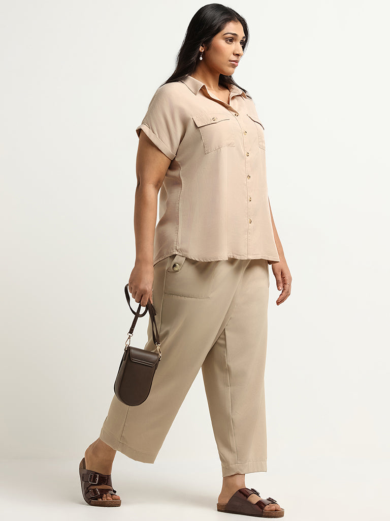 Buy Plus Size Trousers for Women Online at Best Prices - Westside