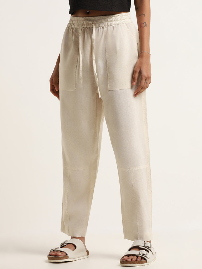 Buy online Women Solids Ankle Length Trousers from bottom wear for Women by  Aurelia for ₹450 at 55% off | 2024 Limeroad.com