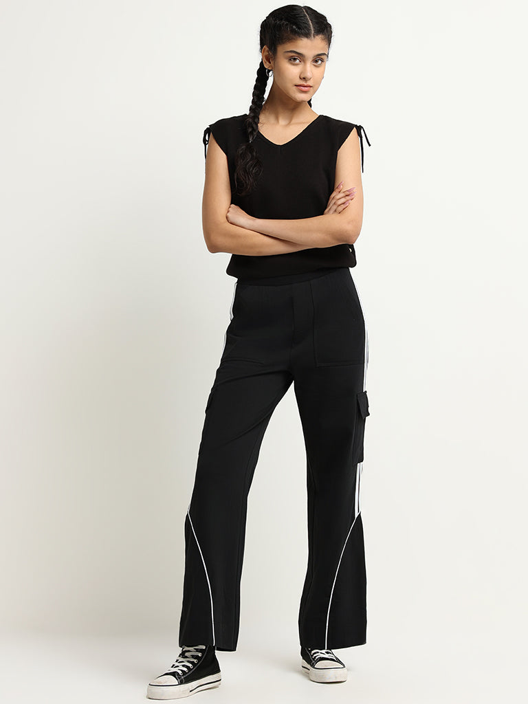 Buy TAKING A STRETCH BLACK SPORTS WEAR for Women Online in India