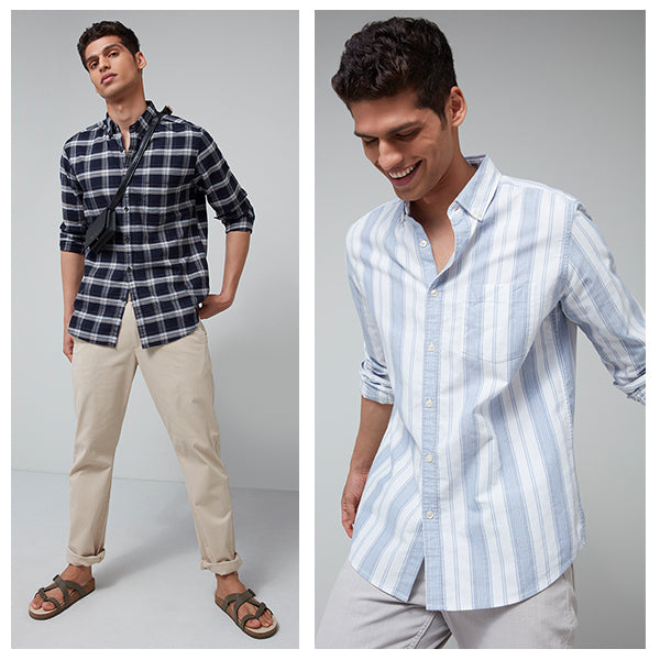 Mens Checked Shirts