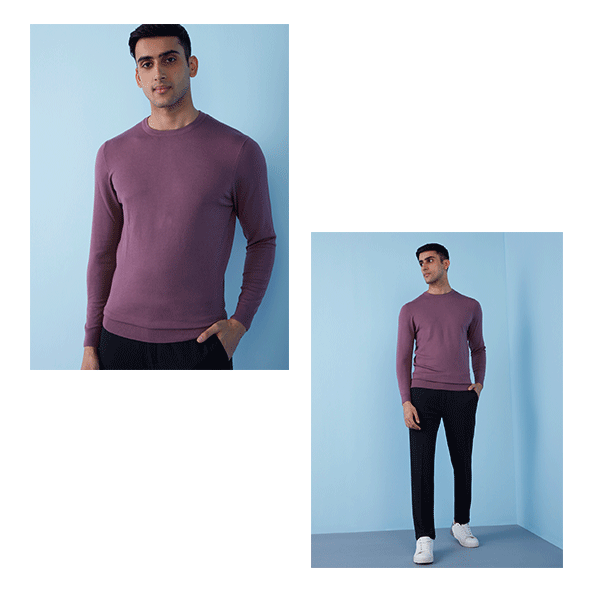 Mens Lilac Tshirts By Wes F