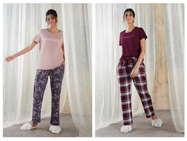 Lovely Bee Calf-Length Pants Homewear Cartoon Pyjamas Women Pajamas Sets  Summer Sleepwear Mujer Nightwear Knitted Cotton Pijama - AliExpress