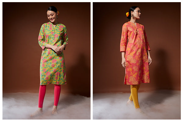 Womens Printed Kurtis