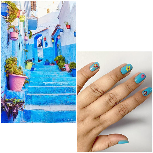 Blue Nail Paint By Studiowest