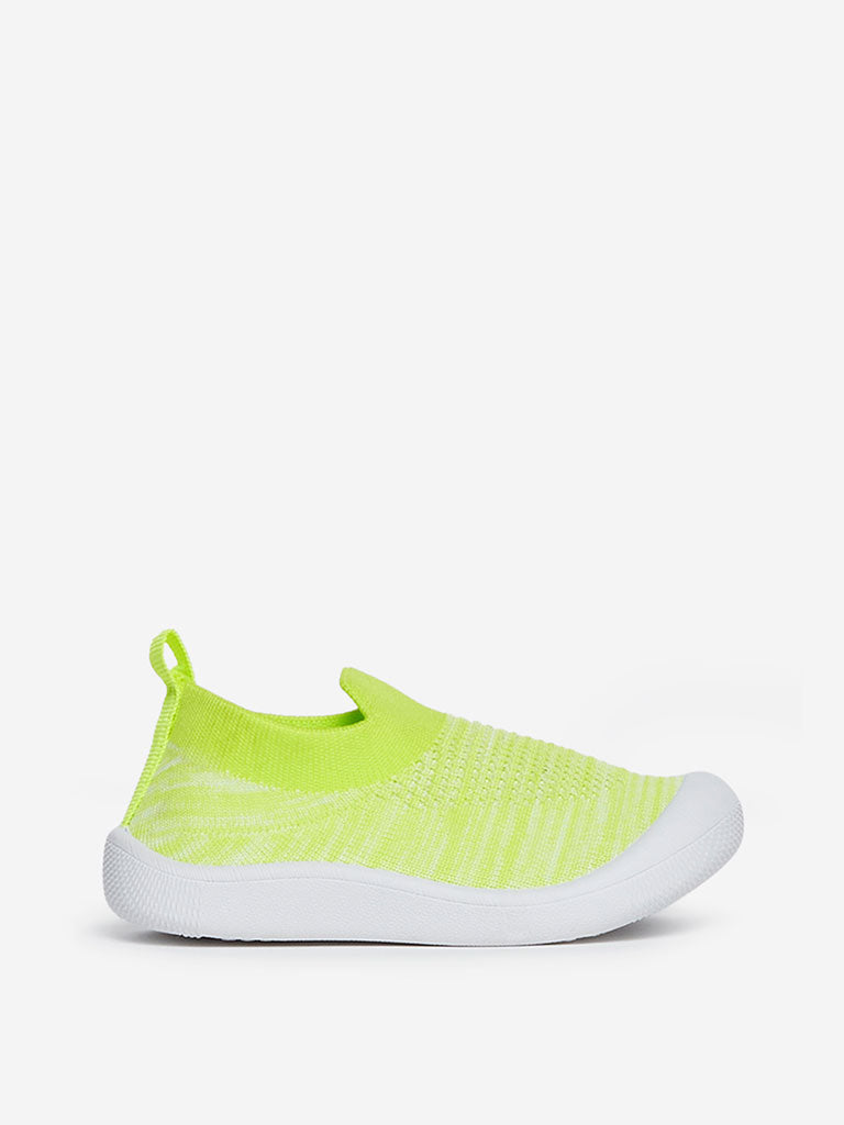 neon green colour shoes