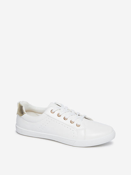 luna blu white shoes