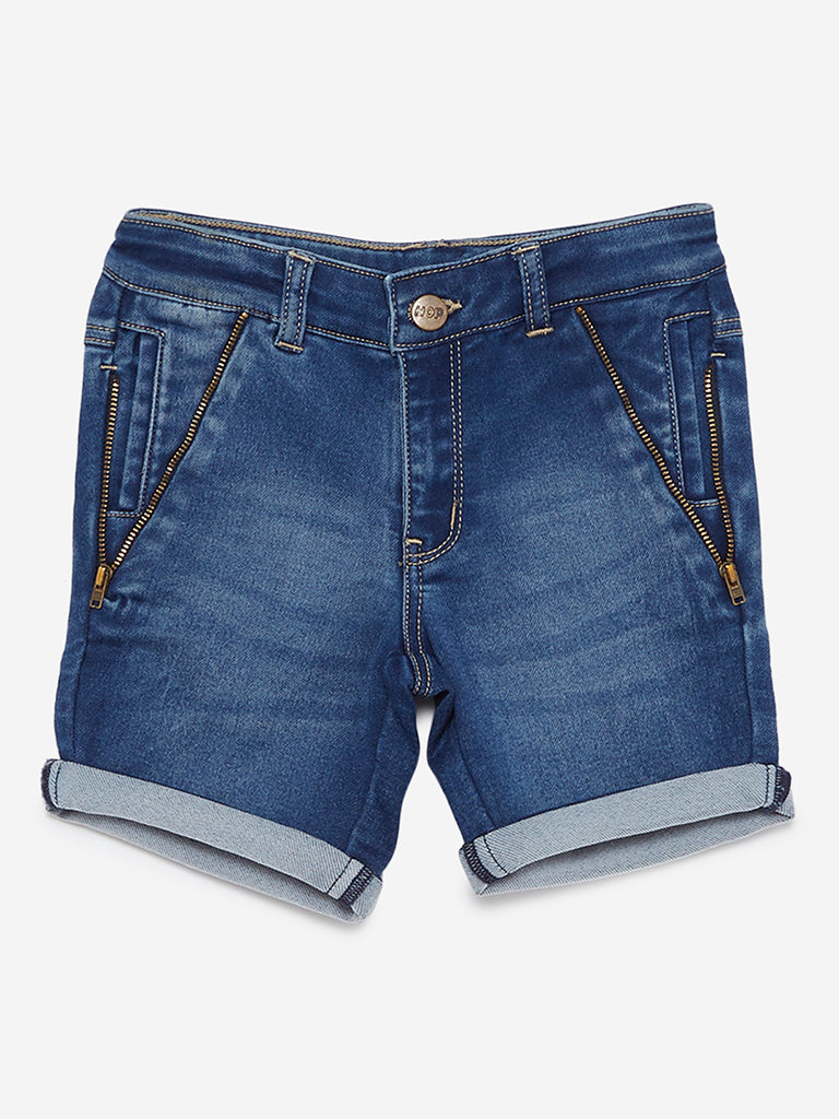 kids denim shorts