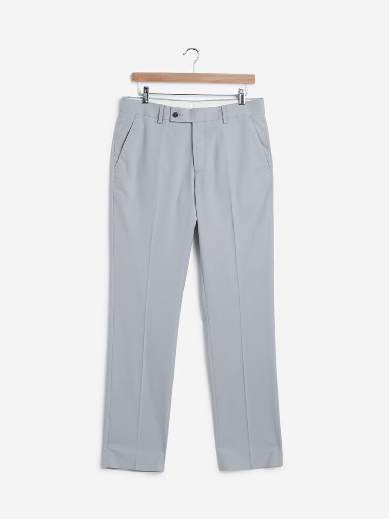 JRB Comfort Fit Trousers  Light grey  Les  Lou at Suitably Sporty