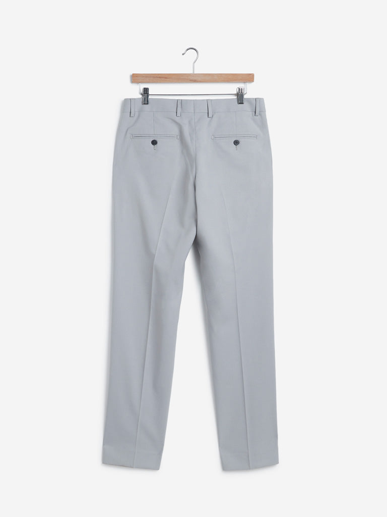 Buy Men Grey Comfort Fit Trousers online  Looksgudin