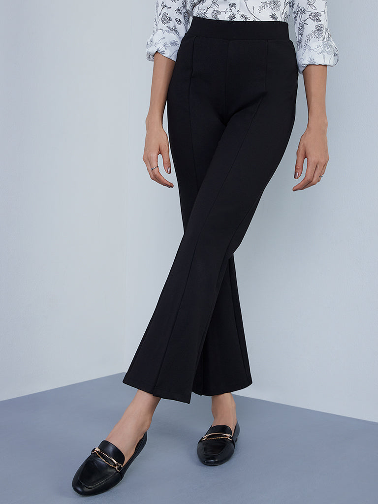 Verge Girl - 'To The Bar' Black Pants on Designer Wardrobe