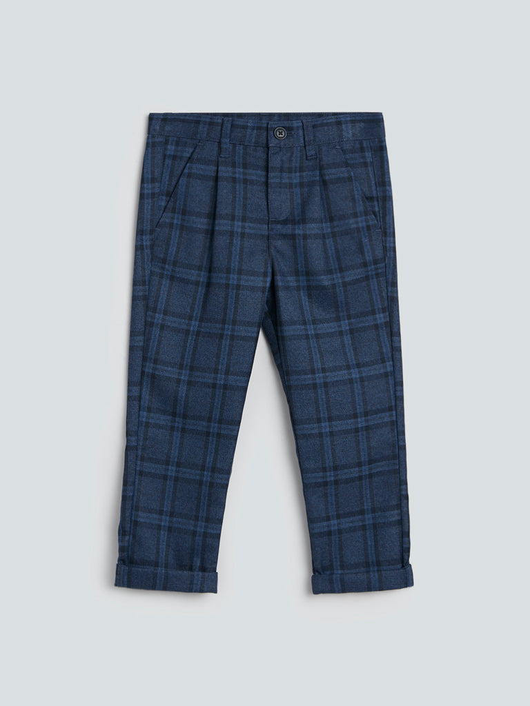 Buy Boys Regular Fit Cotton Stretch Trouser Online  Indian Terrain