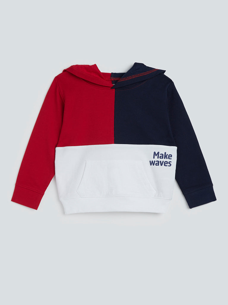 Shop HOP Kids Red Hooded Sweatshirt Online – Westside