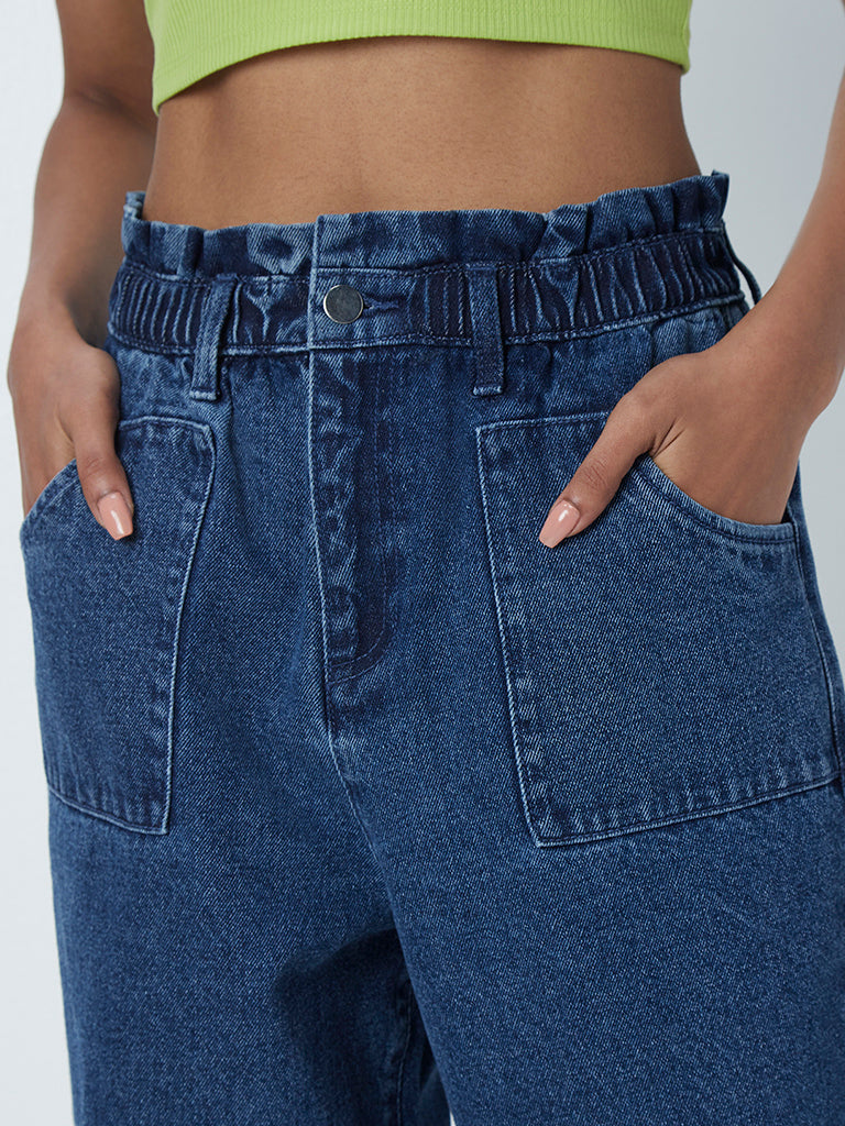 Blue Bootcut HighWaist Flared Jeans Trouser price from jumia in Nigeria   Yaoota