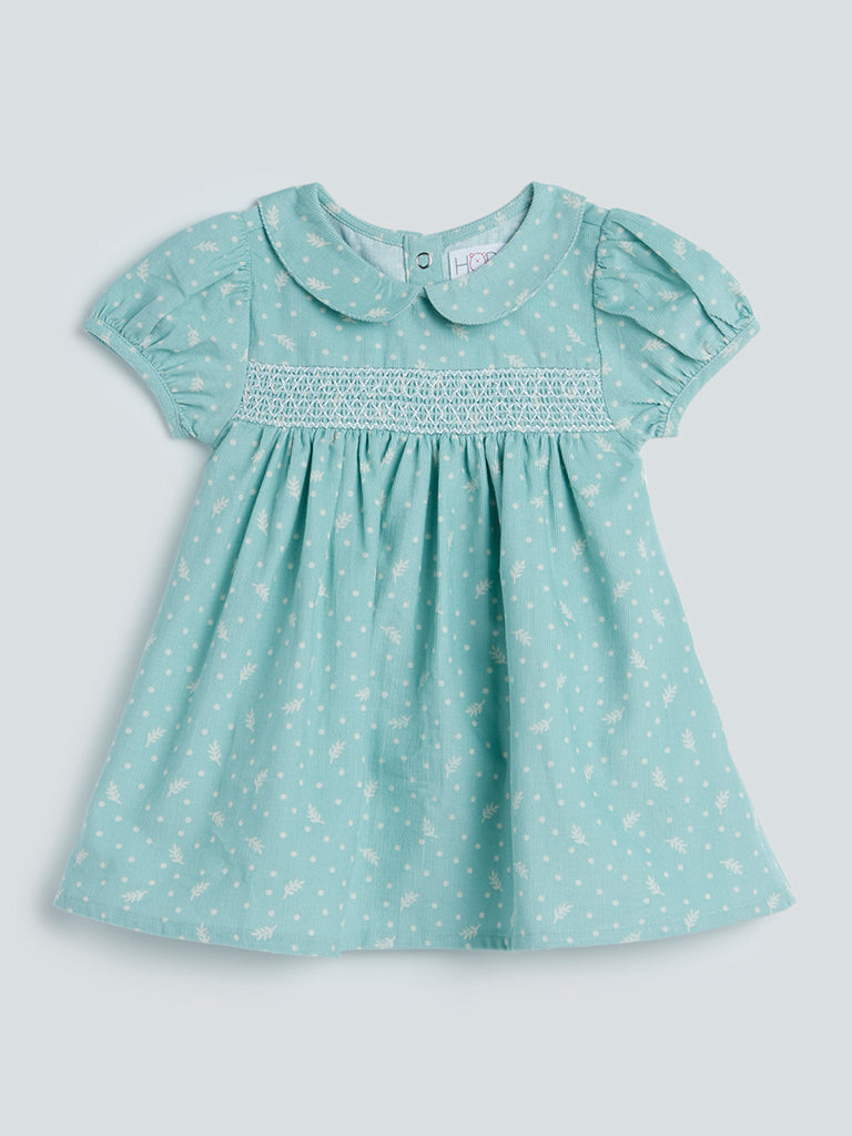 Shop HOP Baby Mint Leaf Pattern Dress Online – Westside