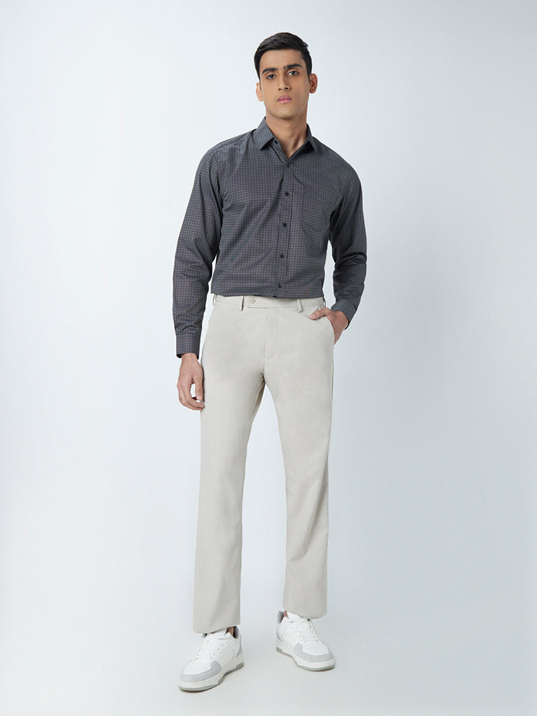 Men's Slim-Fit Suit Pants Relaxed Fit Work Pants Mens Dress Pants Plaid  Gold at Amazon Men's Clothing store
