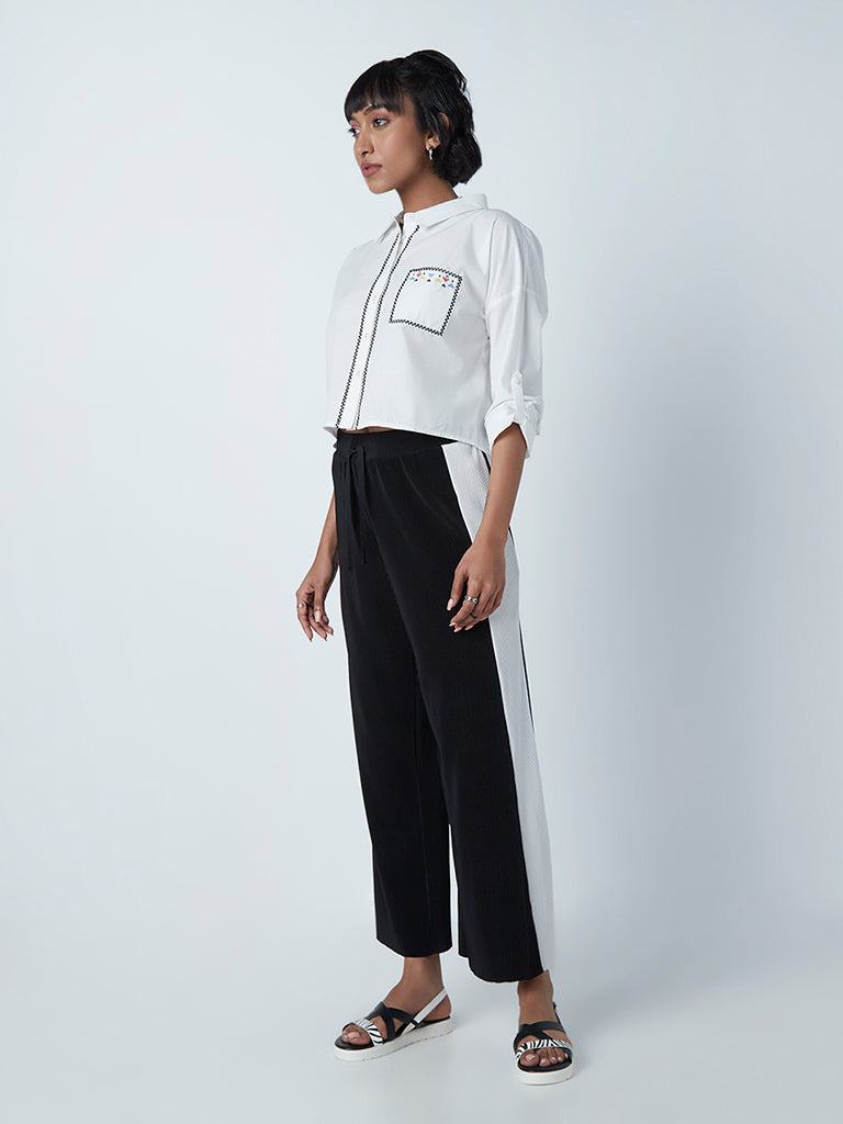 Wide Leg Trousers  Linen  Cropped Wide Leg Trousers  ASOS