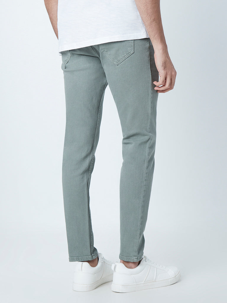 Shop WES Casuals Sage Tapered Slim-Fit Jeans Online – Westside