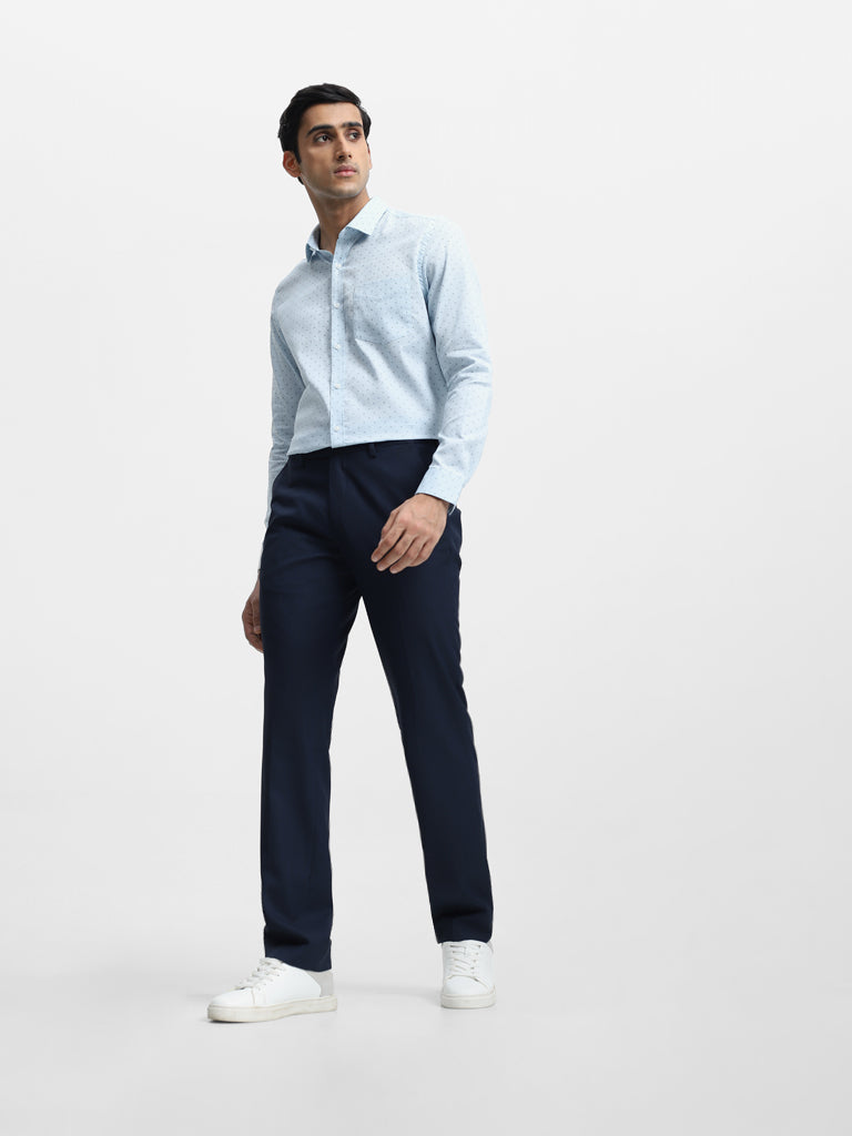 Buy Blue  Grey Trousers  Pants for Men by MCHENRY Online  Ajiocom