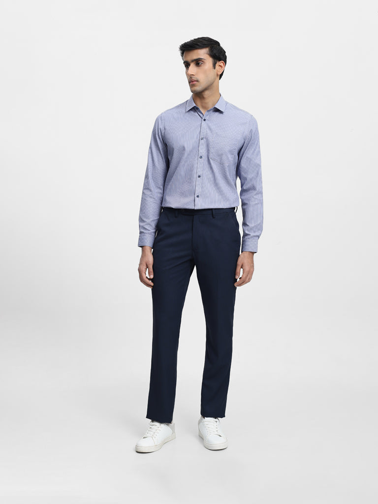 Buy Navy Trousers  Pants for Men by DENNISLINGO PREMIUM ATTIRE Online   Ajiocom