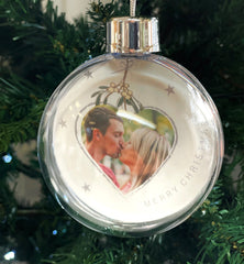 personalised christmas bauble