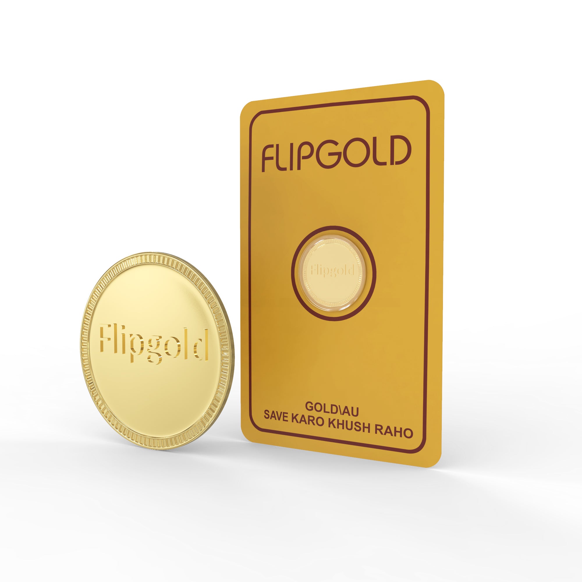 22 Kt Gold Coin With 916 Purity Flipgold