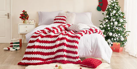YNM-christamas-knitted-weighted-blanket