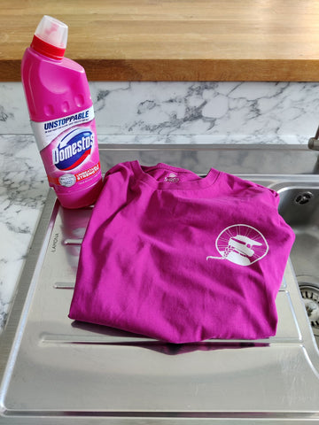 Bleach dye kit and womens MTB tshirt - Shred Like a Girl