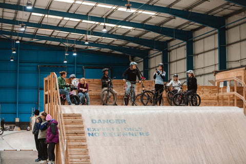 Project Evolve Womens skatepark jam ramp for foam pit