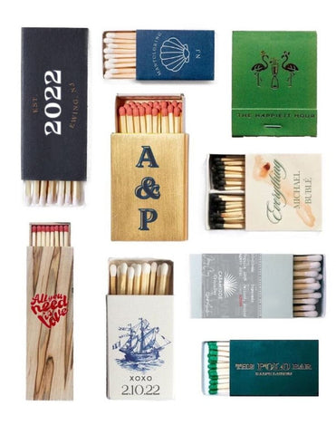 Consider personalised matchboxes for your Valentine this year