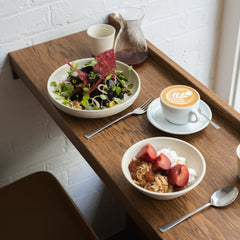 A delicious healthy meal at Prufrock Coffee
