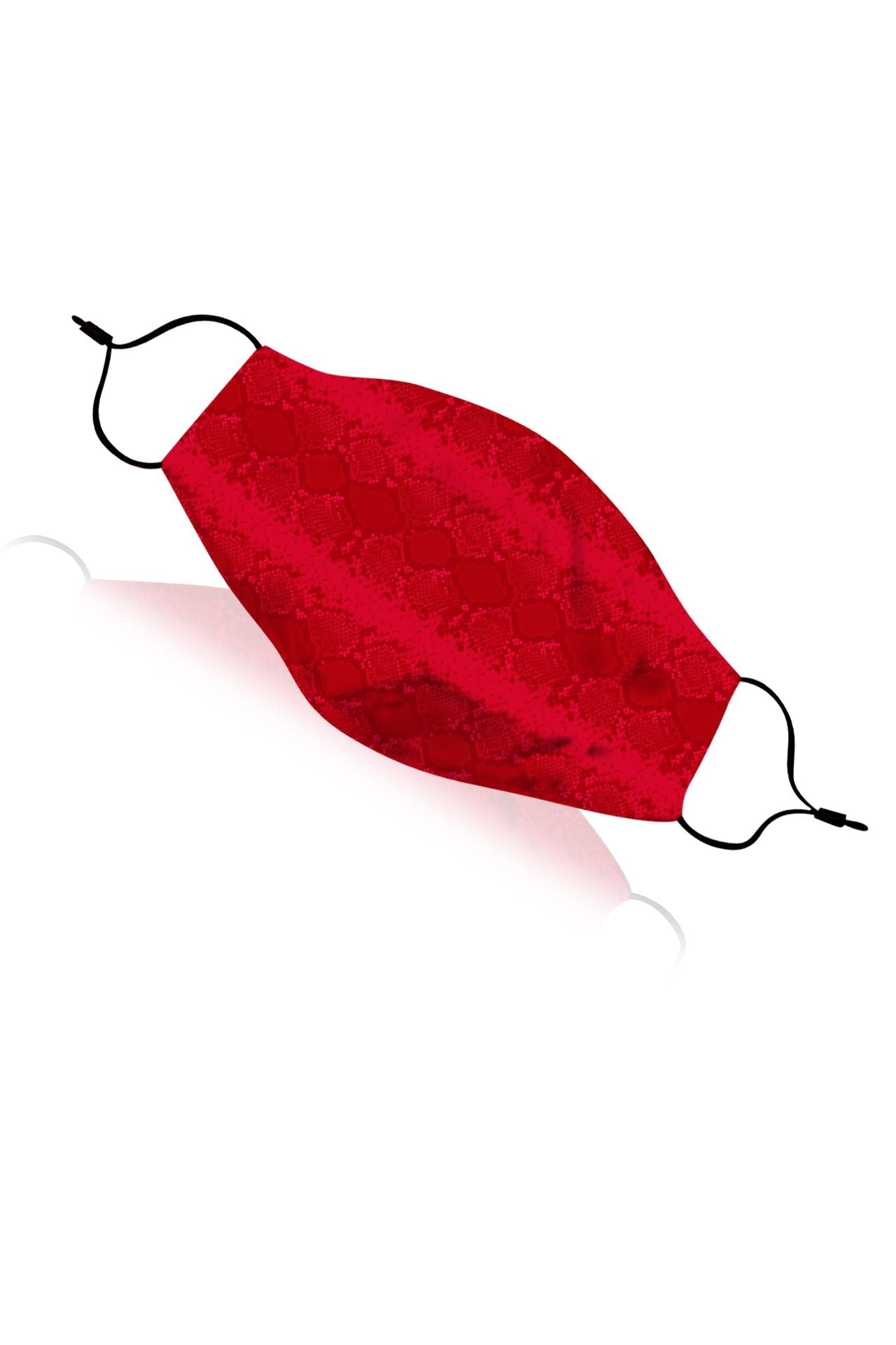 Biodegradable Fabrics Cupro Face Mask in Blood Stone