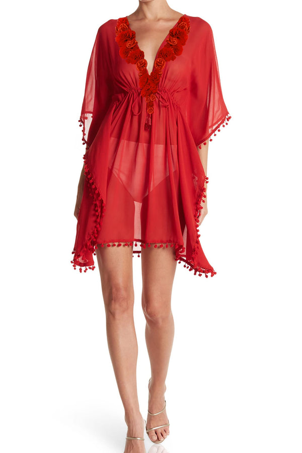 Designer Womens Beach Coverups | Swim Cover Ups | Shahida Parides L-XL