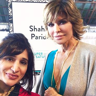 Shahida with Lisa Rinna at OCRFA Super Saturday LA 2016