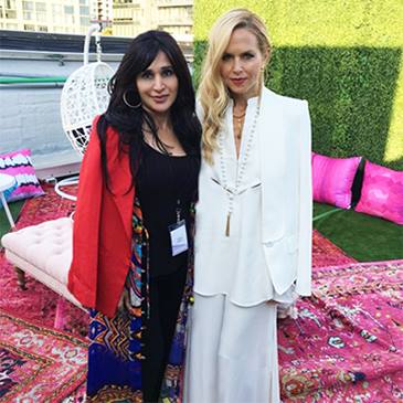 Shahida with Rachel Zoe at Create & Cultivate LA 2016