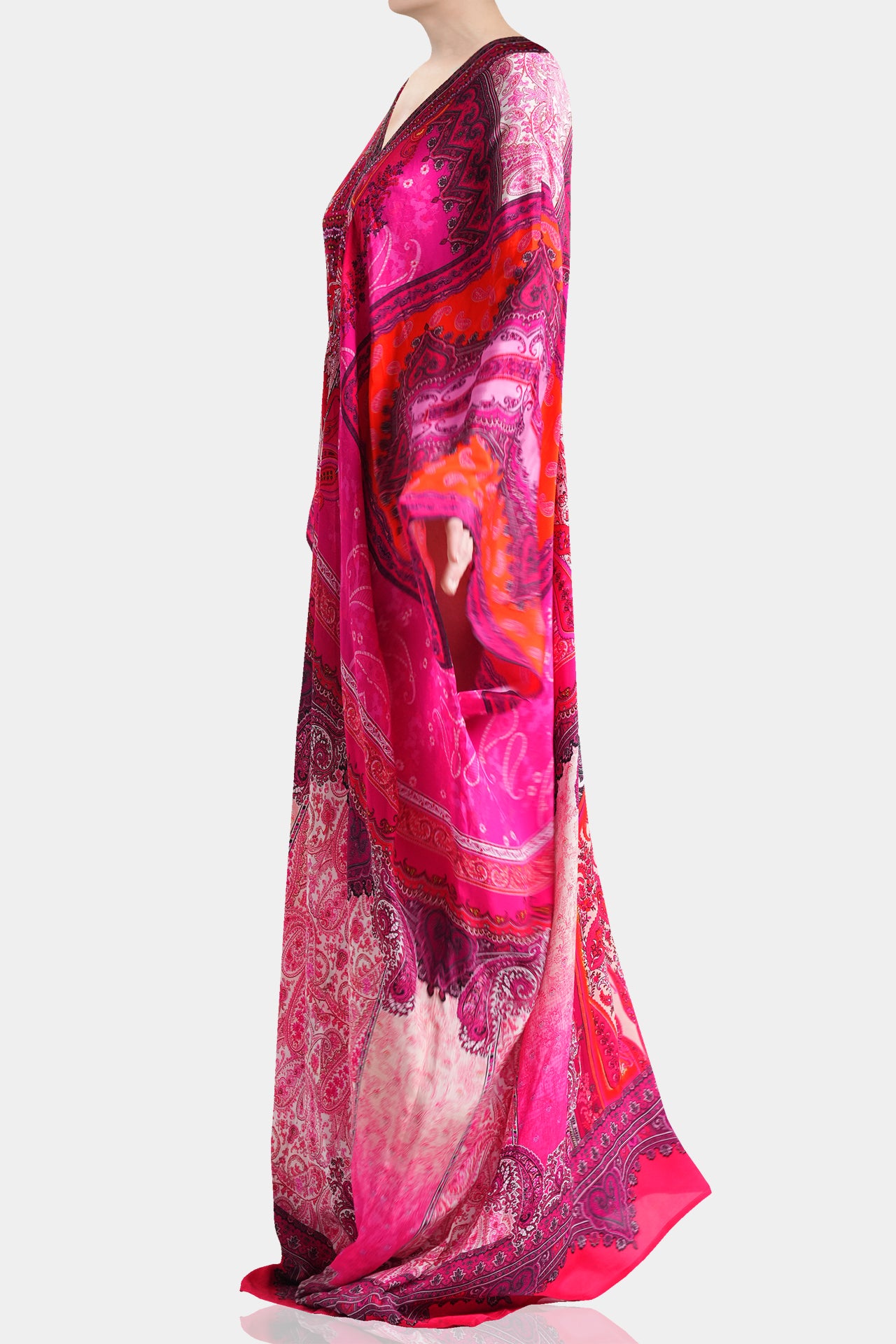 Designer Beach Vacation Kaftan Dress