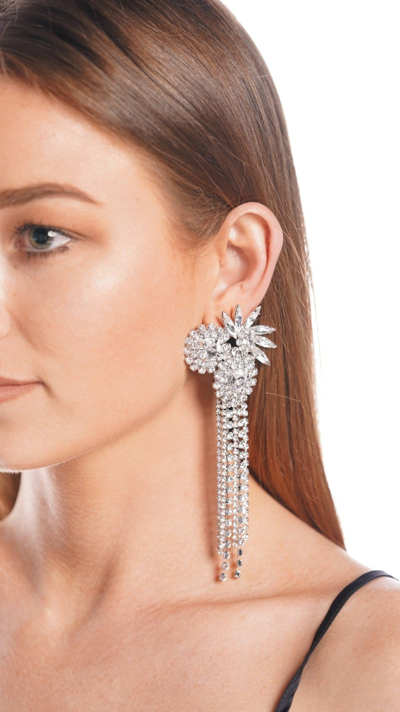 Jennifer Behr Alaric Crystal Earrings