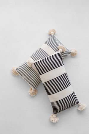 Perry Striped Lumbar Pillow