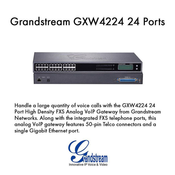 定番キャンバス Pyonkichi Shouten特別価格24 Port FXS Gateway by Grandstream好評販売中 