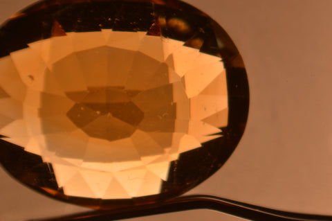 Inclusion in Citrine - Color Zoning