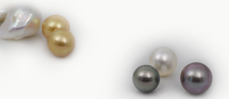 group of cultured pearls