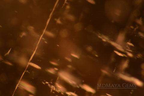 Inclusions in Aquamarine. Oval Cabochon Cut 13.40 ct.