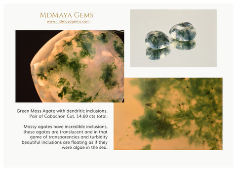Inclusions in Moss Agate