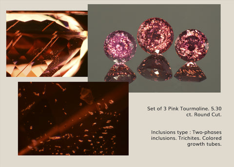 Inclusions in Pink Tourmaline