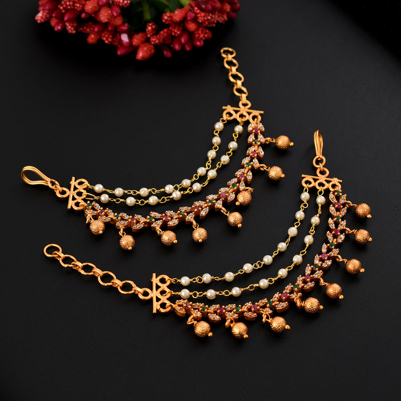 Buy quality 22k gold marriage hair chain in Ahmedabad