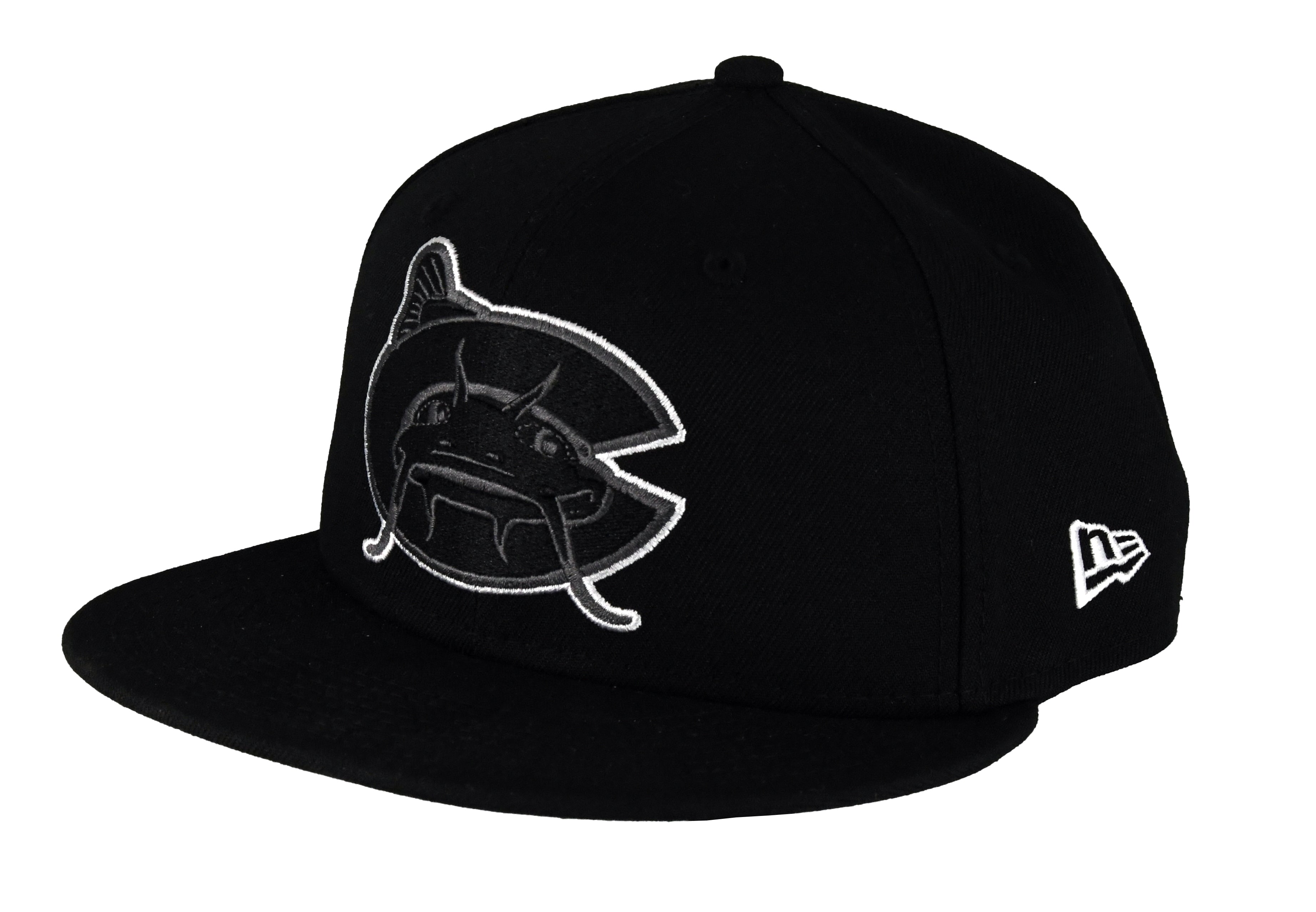 Carolina Mudcats Black Out New Era 5950 On Field Cap - Carolina Mudcats Official Stor product image