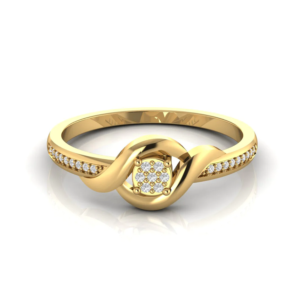 Cluster Design Diamond Ring