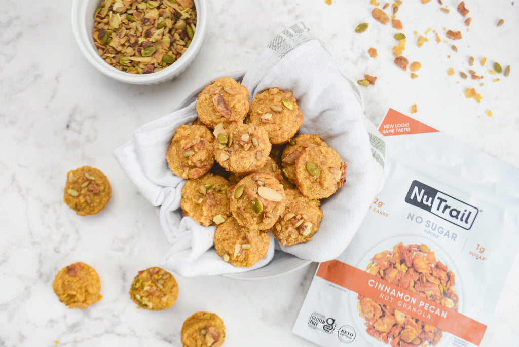 Mini Almond Flour Pumpkin Muffins