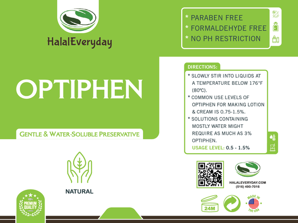SAAQIN Optiphen Plus - Optiphen + Water Soluble and Gentle Preservative 2 Oz