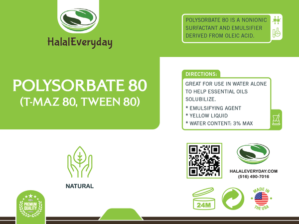 Emulsifying Wax NF Polysorbate 60 – HalalEveryday