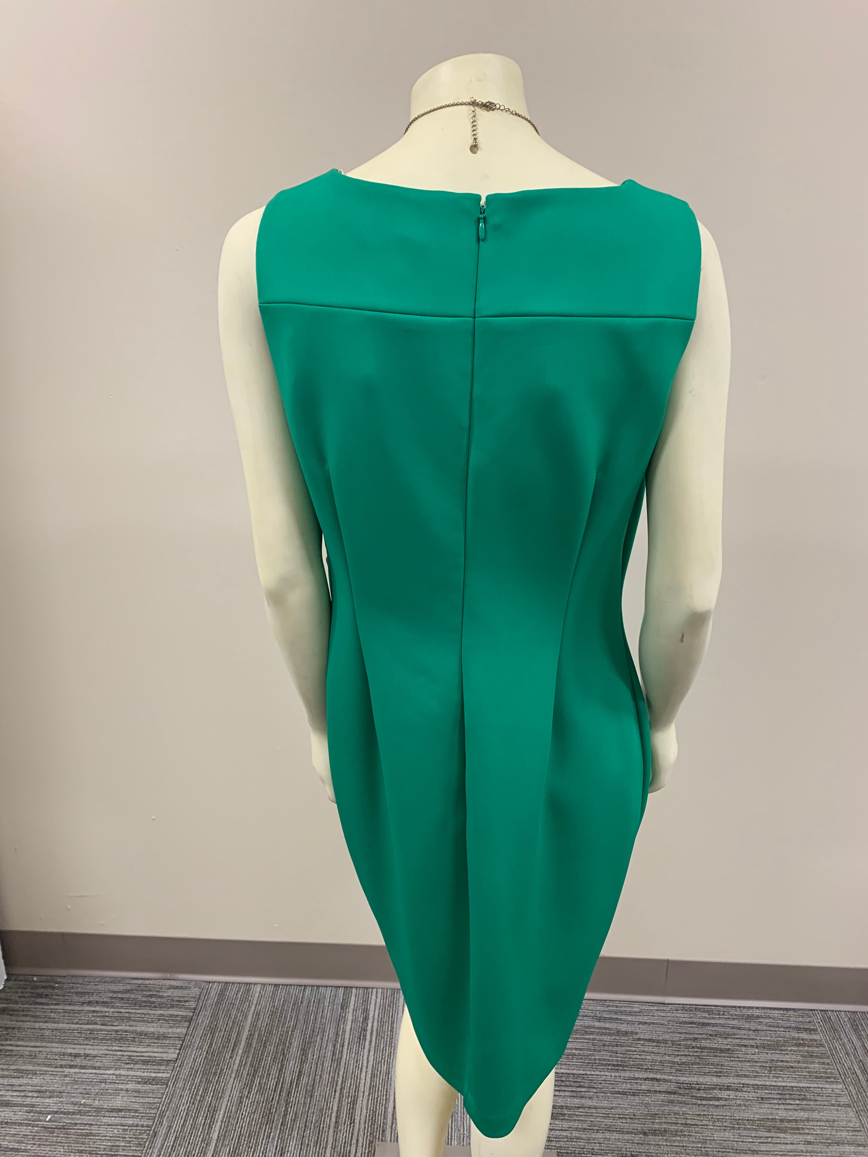 Calvin Klein Emerald Green Dress - Size 14